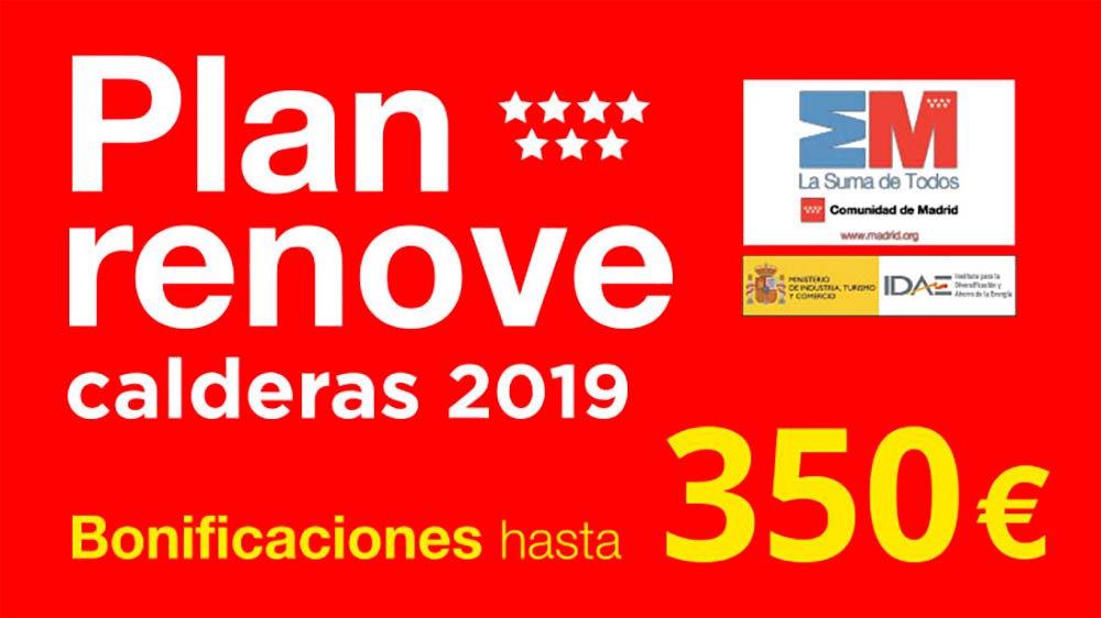 Plan Renove 2019 de Calderas y Calentadores Individuales