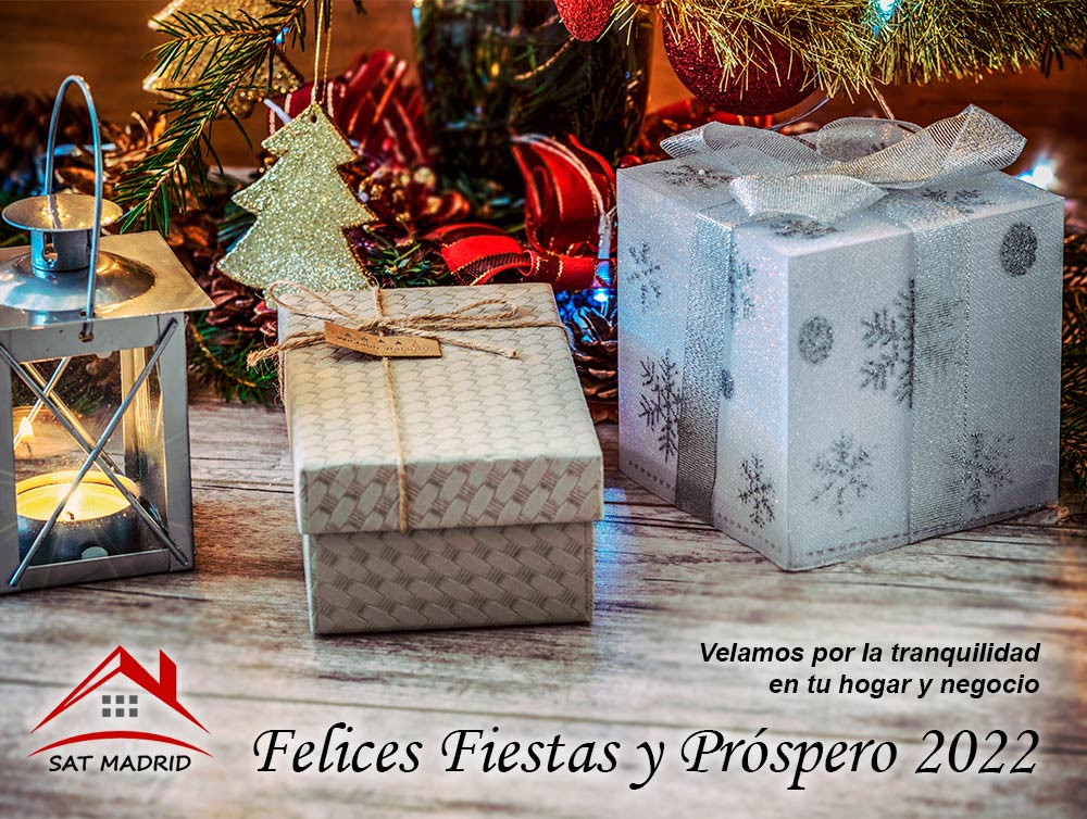 SAT Madrid, Reparación de Electrodomésticos, te desea Felices Fiestas y Próspero Año 2022